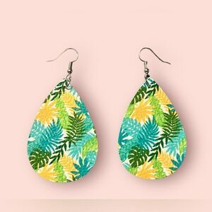 3/ $15 Brand New Faux Leather Earrings